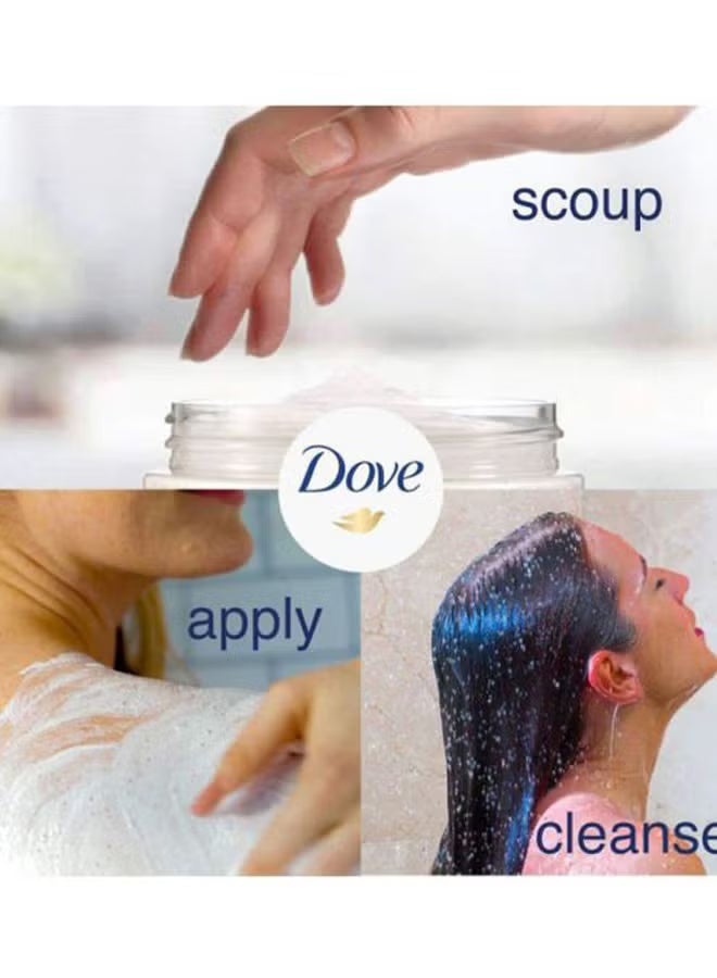 Dove Exfoliating Body Polish With Macadamia And Rice Milk 298grams - Image 2